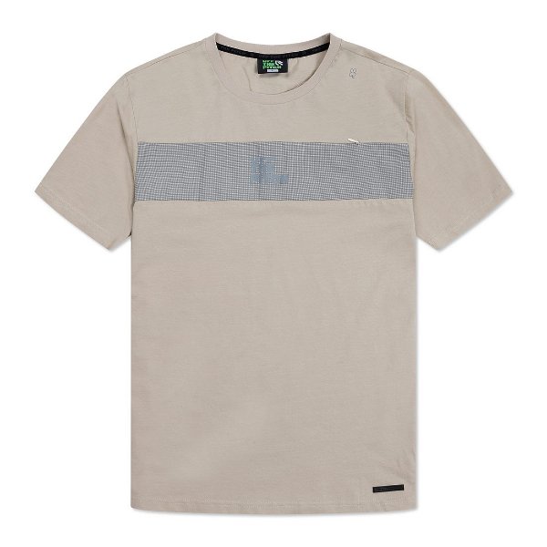 OTP x Robey - Tammy Woven Bi-Stretch T-Shirt - Crème