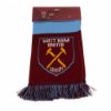 West Ham United Retro Bar Scarf - Claret/ Blue