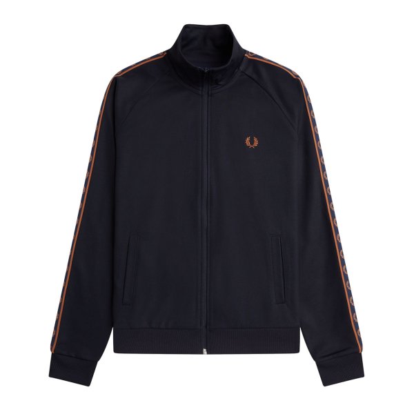 Fred Perry - Contrast Tape Trainingsjack - Navy/ Nut Flake