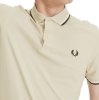 Fred Perry - Twin Tipped Poloshirt - Oatmeal/ Ecru/ Black