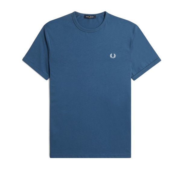 Fred Perry - Ringer T-Shirt - Midnight Blue