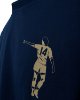 Cruyff - Dos Rayas Print T-Shirt - Navy