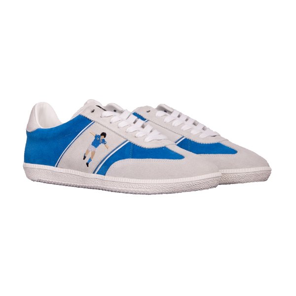 Maradona X COPA Napoli Sneakers Bianco Blu