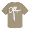 Immagine di Off The Pitch - T-Shirt Slim Fit Fullstop - Khaki