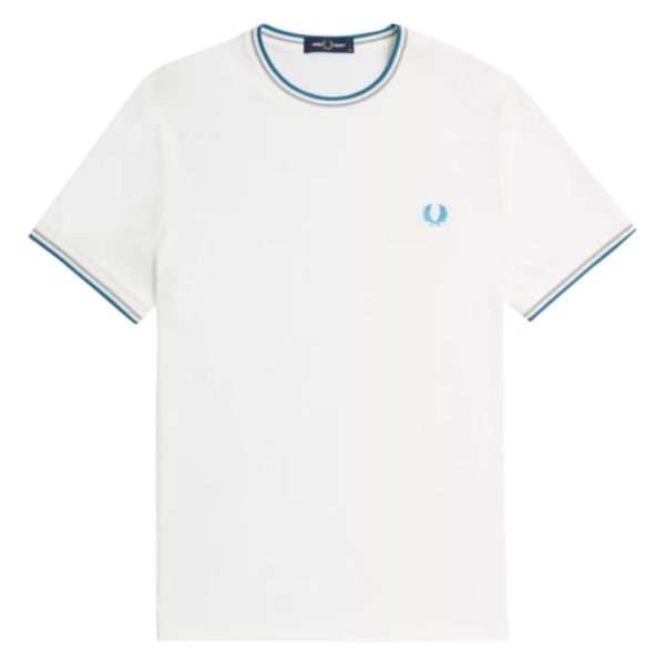 Immagine di Fred Perry - Twin Tipped T-Shirt - Snow White