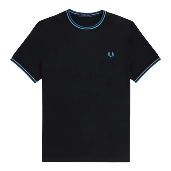 Immagine di Fred Perry - Twin Tipped T-Shirt - Nero