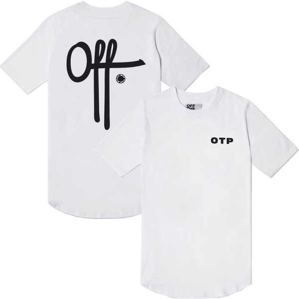 Immagine di Off The Pitch - T-Shirt Full Stop - Bianco