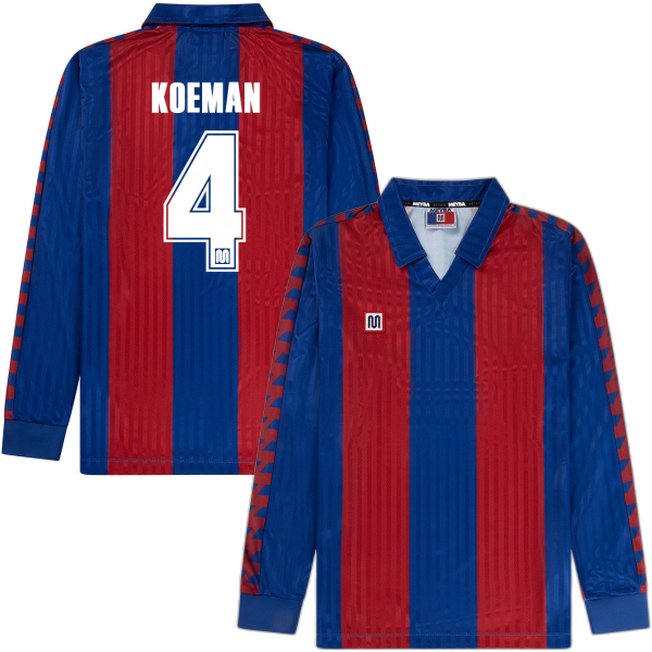 Immagine di Meyba - Maglia da Calcio Storica Barcelona 1989-1992 (Maniche Lunghe) + Koeman 4