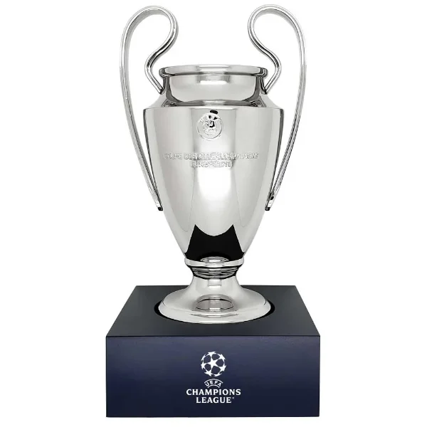 UEFA Champions League Official Replica 3D Trophy on Acrylic Pedestal (150mm)