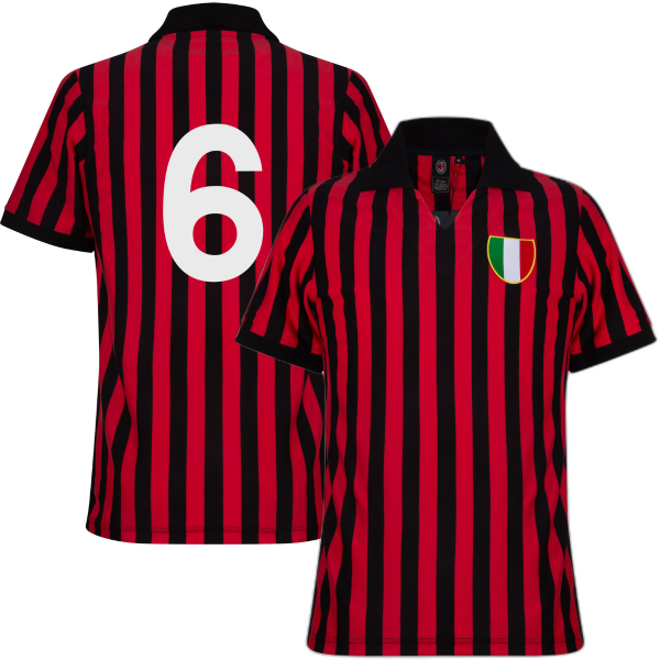 Immagine di Maglia Storica da Calcio AC Milan 1962-1963 + 6 (Trapattoni)