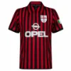 Immagine di Maglia da calcio retrò del centenario dell’AC Milan 2000 + Bierhoff 20