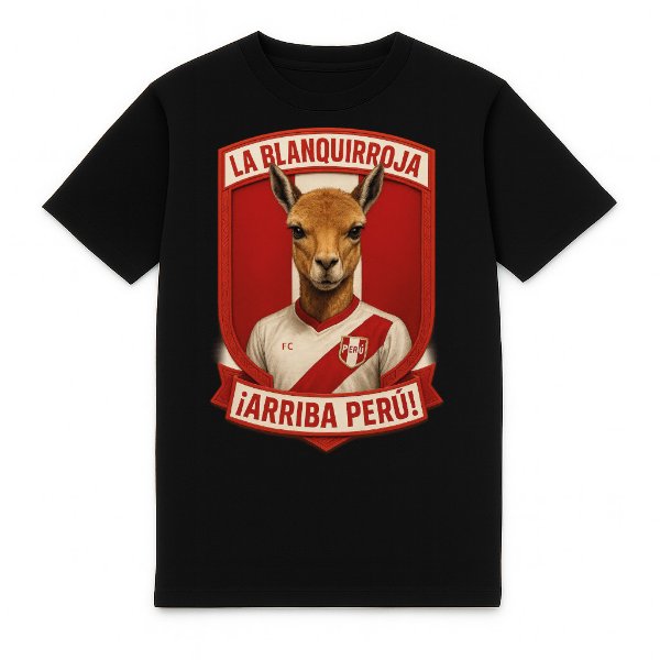 FC Eleven Peru La Blanquirroja T-Shirt - Black
