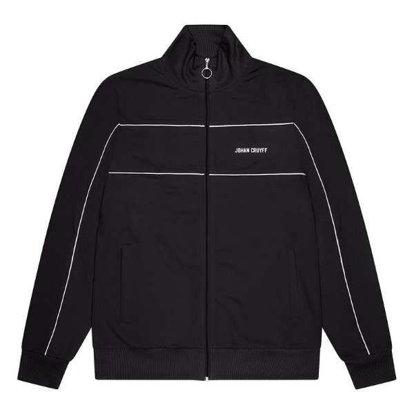 Johan Cruyff - Retro Trainingsjack - Zwart