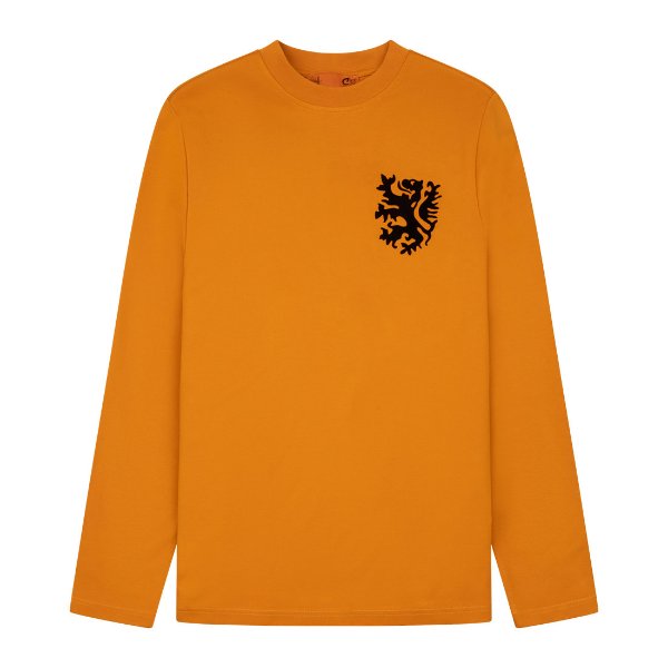 Cruyff - Legacy Holland Retro Lange Mouwen Shirt - Oranje